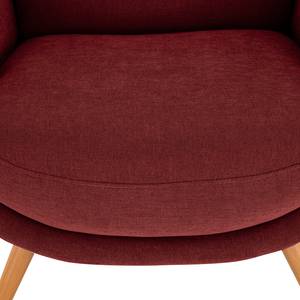 Fauteuil Saku Tissu - Tissu Scara: Bordeaux