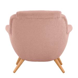 Fauteuil Saku Tissu - Tissu Bouclé Nola: Rose