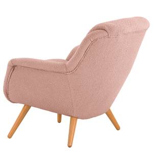 Sessel Saku Bouclé Stoff Nola: Rosa