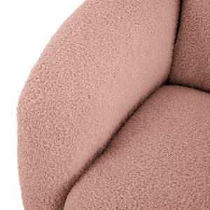 Fauteuil Saku Tissu - Tissu Bouclé Nola: Rose