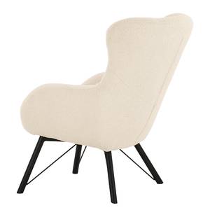 Fauteuil Newfield Tissu - Tissu Bouclé Nola: Crème