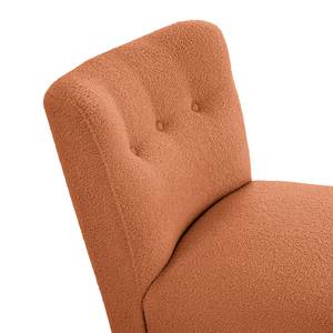 Fauteuil Tillet geweven stof - Bouclé Stof Nola: Roest