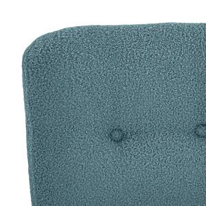 Fauteuil Tillet geweven stof - Bouclé Stof Nola: Blauw