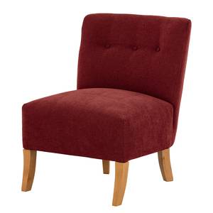 Fauteuil Tillet geweven stof - Geweven stof Scara: Bordeaux