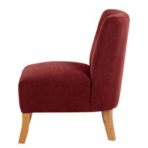 Fauteuil Tillet geweven stof - Geweven stof Scara: Bordeaux