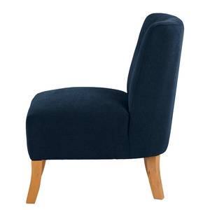 Fauteuil Tillet geweven stof - Geweven stof Scara: Marineblauw