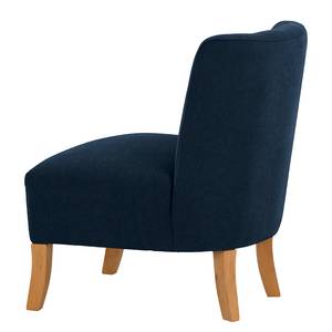 Fauteuil Tillet geweven stof - Geweven stof Scara: Marineblauw