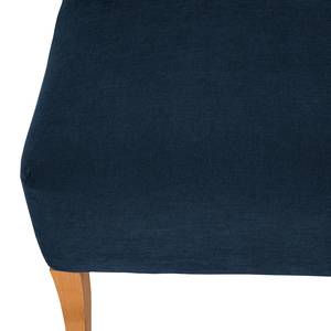 Fauteuil Tillet geweven stof - Geweven stof Scara: Marineblauw