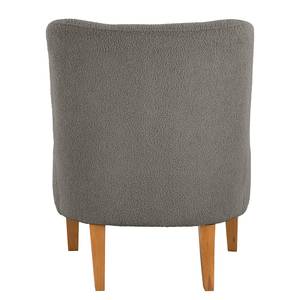 Fauteuil Tillet Tissu - Tissu Bouclé Nola: Gris foncé