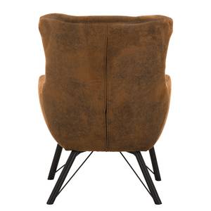 Fauteuil Newfield Microvezel Afua: Bruin