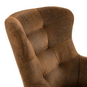 Fauteuil Newfield Microvezel Afua: Bruin