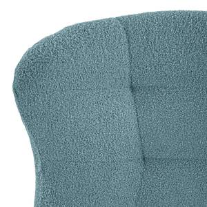 Fauteuil Newfield Tissu - Tissu Bouclé Nola: bleu