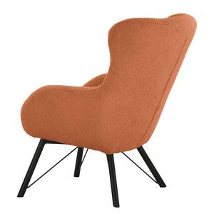 Fauteuil Newfield Tissu - Tissu Bouclé Nola: Rouille