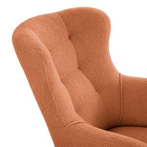 Fauteuil Newfield Tissu - Tissu Bouclé Nola: Rouille