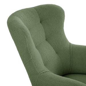 Fauteuil Newfield Bouclé Stof Nola: Antiek groen