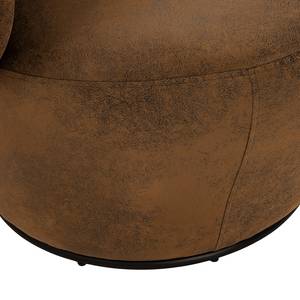 Fauteuil Mohim Microfibre Afua: Marron