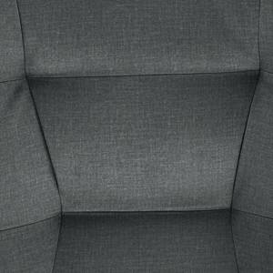 Fauteuil Newfield Tissu - Microfibre Faria: Gris foncé