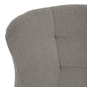 Fauteuil Newfield Tissu - Tissu Bouclé Nola: Gris foncé