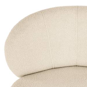 Fauteuil Mohim Bouclé Stof Nola: Crèmekleurig