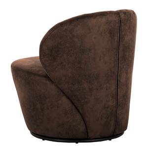 Fauteuil Mohim Microfibre Afua: Marron café