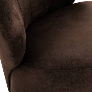 Fauteuil Mohim Microvezel Afua: Koffiebruin