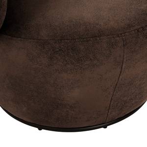 Fauteuil Mohim Microvezel Afua: Koffiebruin