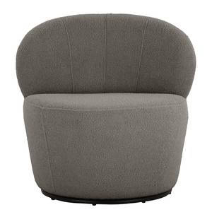 Fauteuil Mohim Bouclé Stof Nola: Donkergrijs