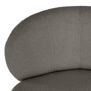 Fauteuil Mohim Tissu Bouclé Nola: Gris foncé