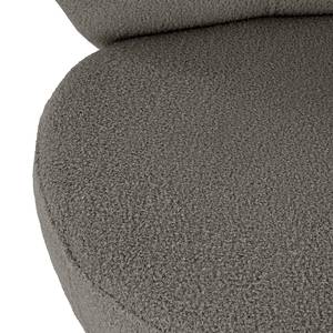 Fauteuil Mohim Bouclé Stof Nola: Donkergrijs