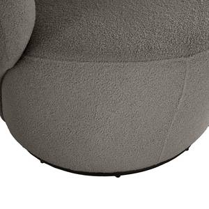 Fauteuil Mohim Tissu Bouclé Nola: Gris foncé