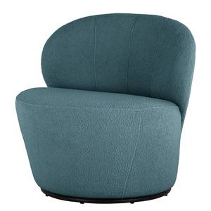 Fauteuil Mohim Tissu Bouclé Nola: bleu