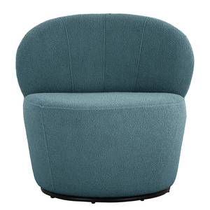 Sessel Mohim Bouclé Stoff Nola: Blau