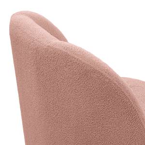 Sessel Chanly Bouclé Stoff Nola: Rosa