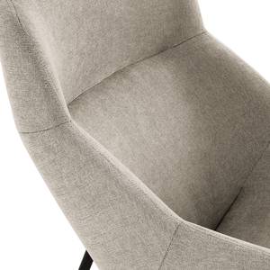 Fauteuil Tantia Tissu Scara: Argenté