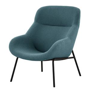 Fauteuil Tantia Bouclé Stof Nola: Blauw