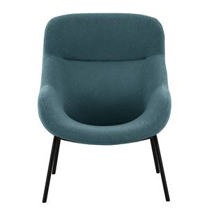 Fauteuil Tantia Bouclé Stof Nola: Blauw