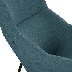 Fauteuil Tantia Bouclé Stof Nola: Blauw