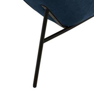 Fauteuil Tantia Tissu Scara: Bleu marine