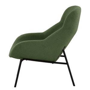 Fauteuil Tantia Bouclé Stof Nola: Antiek groen