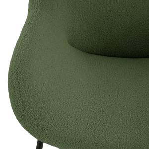 Fauteuil Tantia Bouclé Stof Nola: Antiek groen