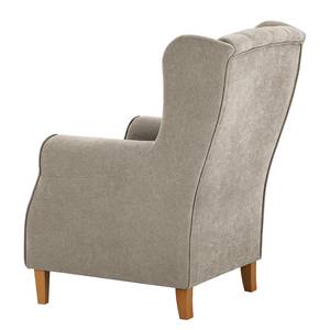 Fauteuil à oreilles Luro Tissu Scara: Argenté