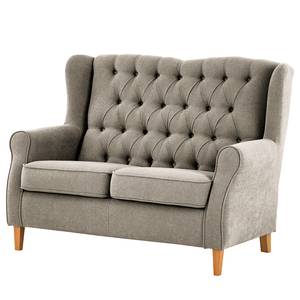 2-Sitzer Sofa Luro Webstoff Scara: Silber