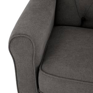 Fauteuil à oreilles Luro Tissu Scara: Gris foncé