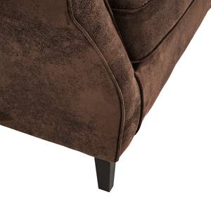 2-Sitzer Sofa Luro Microfaser Afua: Kaffeebraun