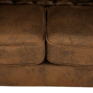 2-Sitzer Sofa Luro Microfaser Afua: Braun