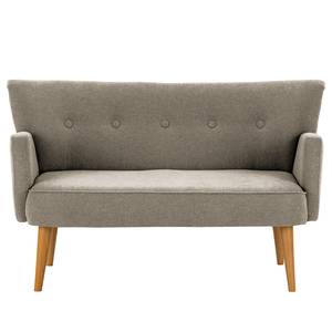 2-Sitzer Sofa Bumberry mit Armlehnen Webstoff Scara: Silber