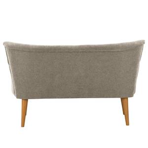 2-Sitzer Sofa Bumberry mit Armlehnen Webstoff Scara: Silber