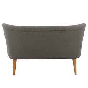 2-Sitzer Sofa Bumberry mit Armlehnen Bouclé Stoff Nola: Dunkelgrau