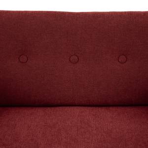 2-Sitzer Sofa Bumberry mit Armlehnen Webstoff Scara: Bordeaux