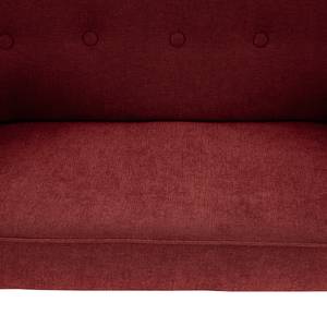 2-Sitzer Sofa Bumberry mit Armlehnen Webstoff Scara: Bordeaux